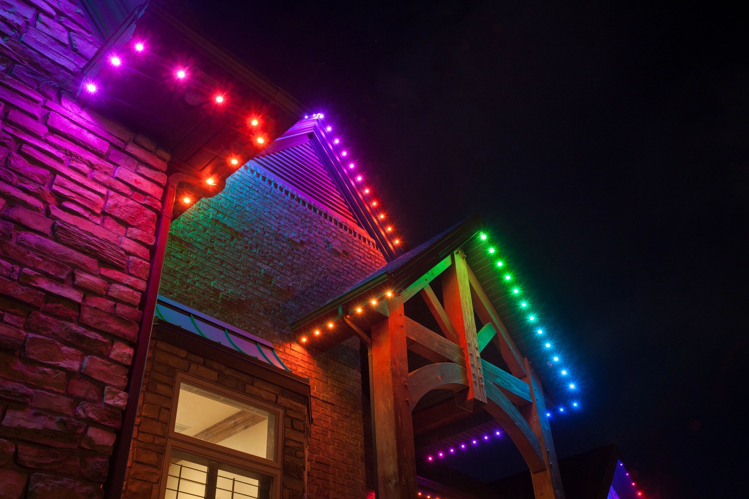 Permanent Outdoor Christmas Lights Exterior Lighting Solutions